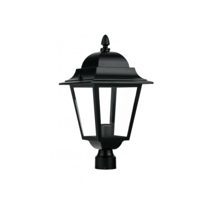 Lanterna Portacandela In Metallo Nero E Vetro: Design Scandinavo Per Interni Ed Esterni