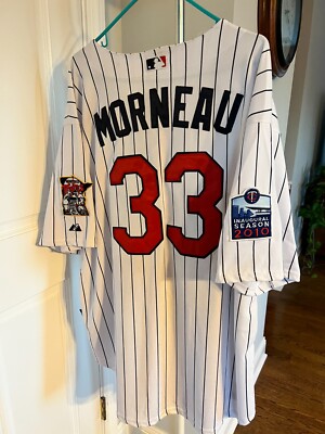 【フェード】ツインズ　ユニフォーム　#33 MORNEAU Minnesota twins 2010 Inaugural Season Justin Morneau #33 Jersey