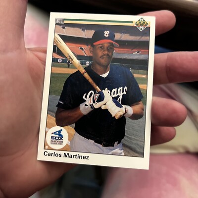 Upper Deck Carlos Martinex Chicago White Sox 1990 #347 Trading Card
