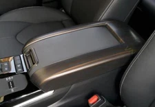 Central Console Armrest Box Cover Trim 2020-23 For Toyota Highlander Wood Grain