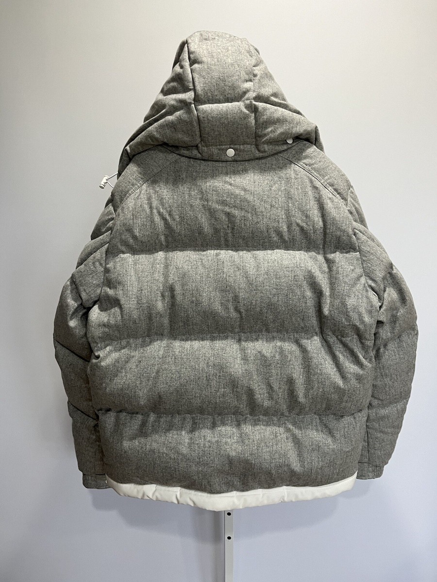 MONCLER Tarentaise Quilted Virgin Wool-Flannel Hooded Down
