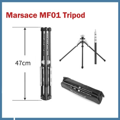 Marsace MF-01 Carbon Fiber Light Stand - Extends To 194cm, Detachable Monopod, 16mm/1/4" Screw Top