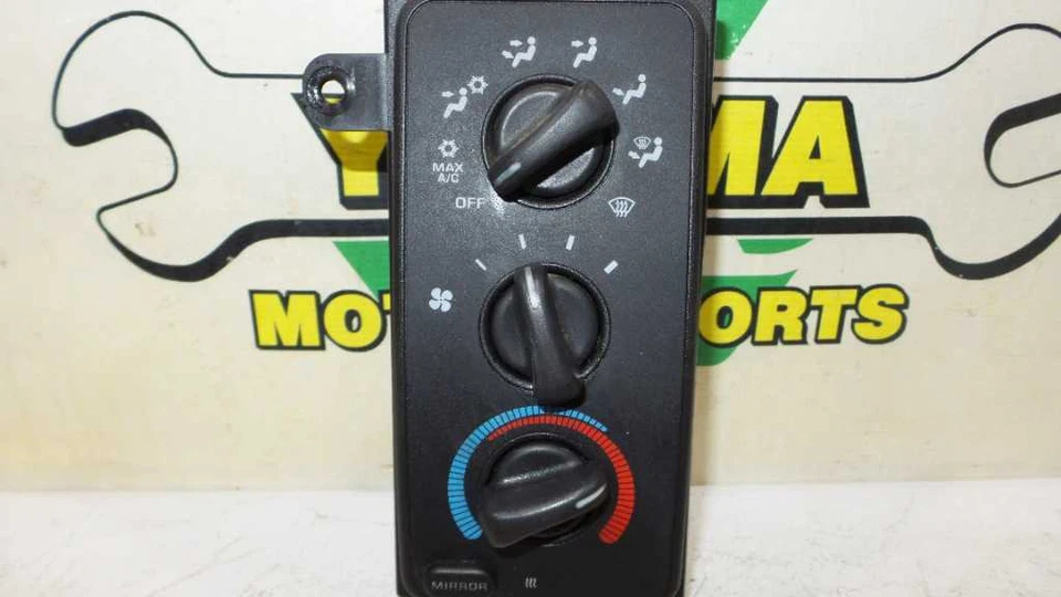 98-01 Dodge Ram 1500 2500 3500 control de temperatura climatizador OEM con espejos térmicos Foto 3 de 4