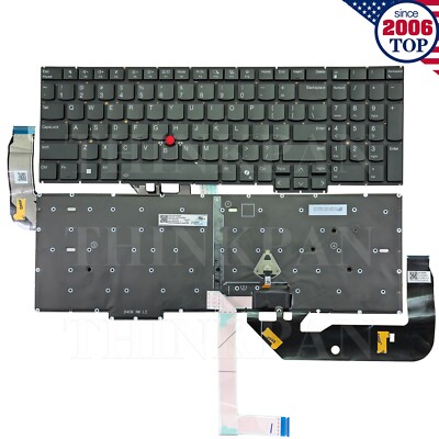 New US Keyboard Backlit for Lenovo Thinkpad E16 Gen2 AI Type 21MA 21MB 21M5 21M6