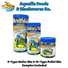 Freeze-Dried Tubifex Cubes. With FREE 12-Type Pellet Mix  4-Type Wafers Mix