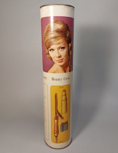 Vintage 1960 Beauty Crest Curling Iron Retro MCM Grannycore