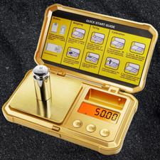 GOLD Fuzion Digital Pocket Scale 200g x 0.01g Jewelry Gram Herb Karat Weight