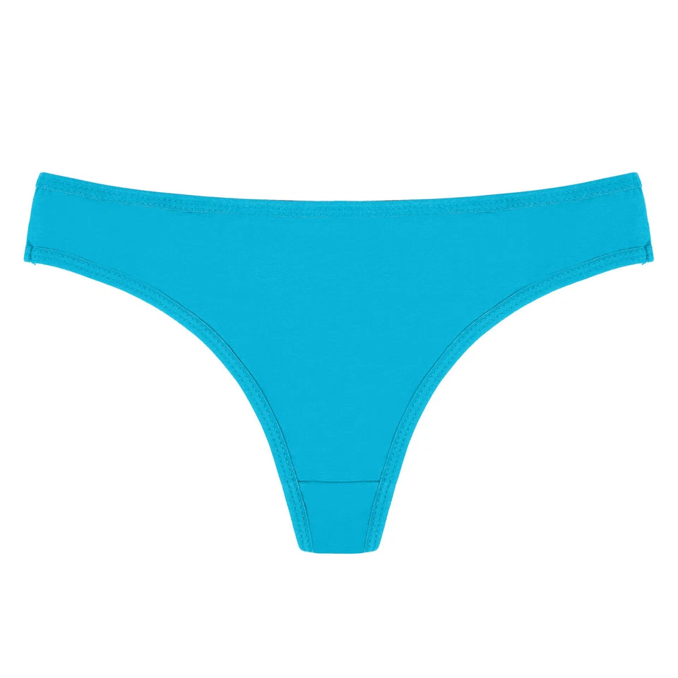 12er Pack Damen Slips Unterhosen Baumwolle Unterwäsche Tanga G-strings Fashion - Bild 4 von 4