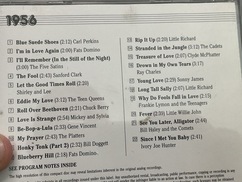 3 Time Life Music CDs: The Rock 'N' Roll Era 1956 57 & 58 - AUDIO CD - Picture 6 of 8