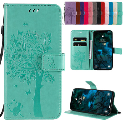 Magnetic Leather Wallet Flip Case For iPhone 15 14 13 12 11 Pro Max X XS XR 8 7 