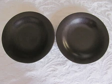 Lindt-Stymeist Piano-Dark Brown/Black- 8 1/4" Salad Plates -Set of 2