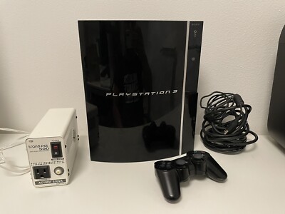 First Model PS3 CECHH00 (40GB) Jap With EU 100V Transformer - 230V