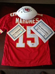 patrick mahomes signed jersey ebay