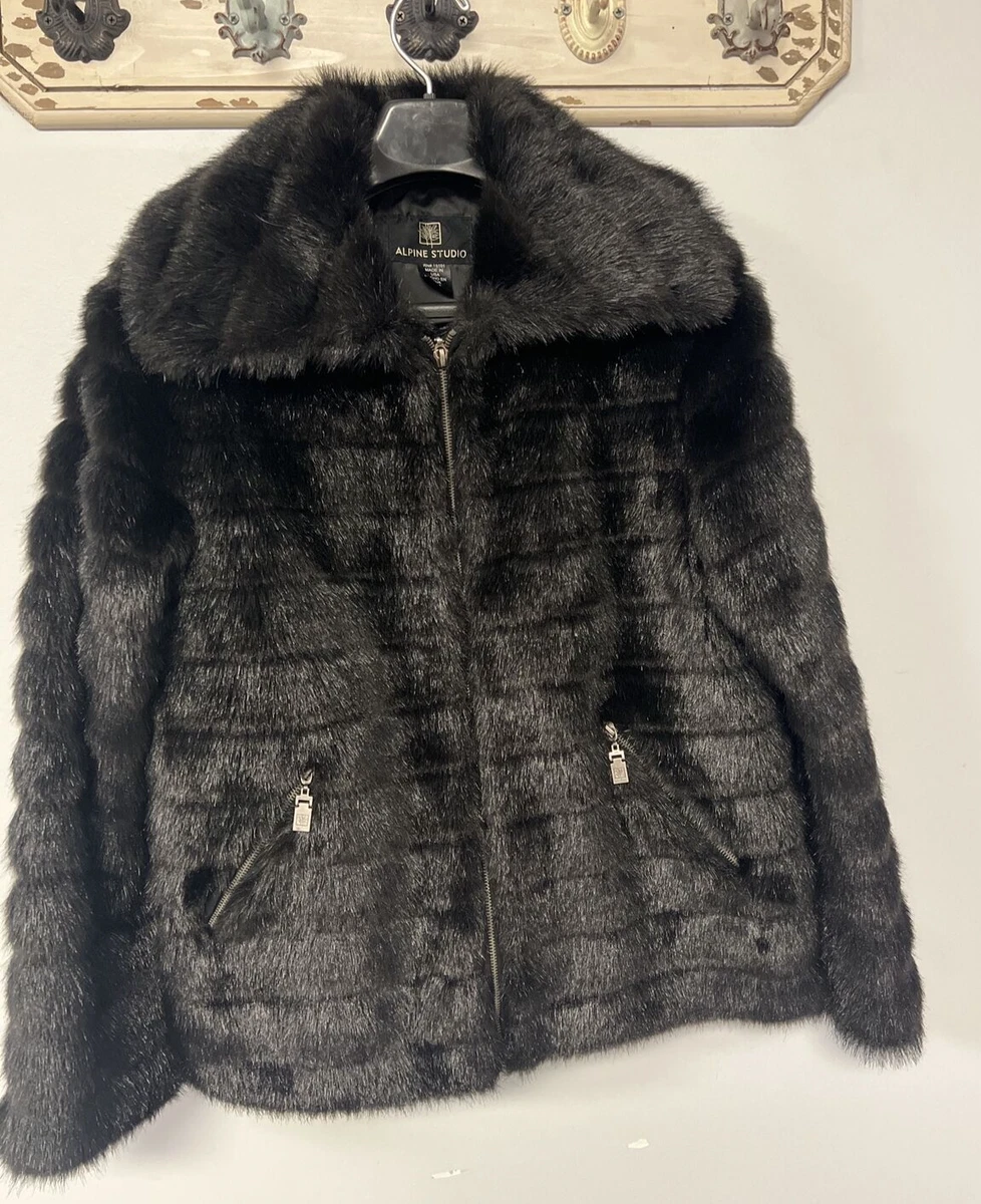 Alpine studio fur best sale coat