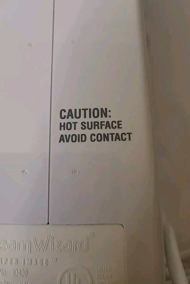 Sharper Image Steam Wizard Wet Dry Vacuum Carpet Upholstery Cleaner