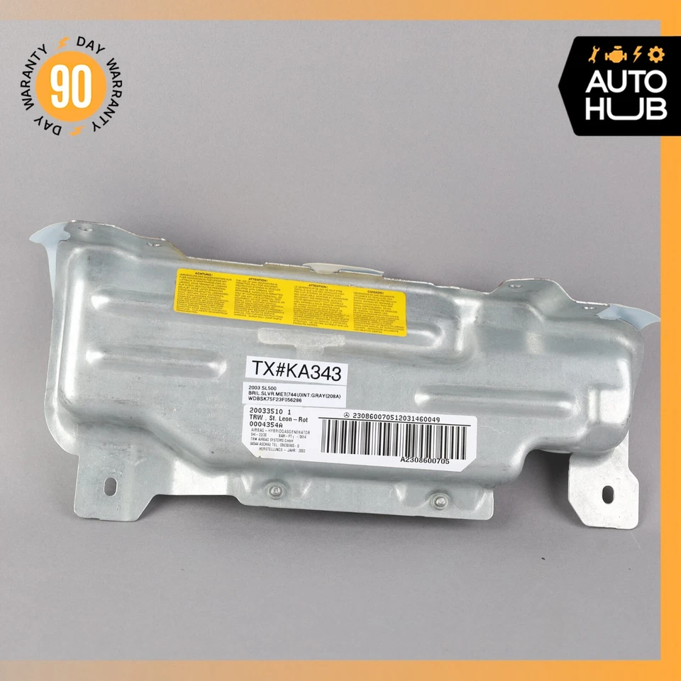 03-12 Mercedes R230 SL500 SL55 AMG колена подушка безопасности левая сторона водителя OEM - Изображение 2 из 4