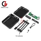 DIY 18650 Power Bank Kits 4-Wire Micro USB Type-C Battery Charge Storage Box LED