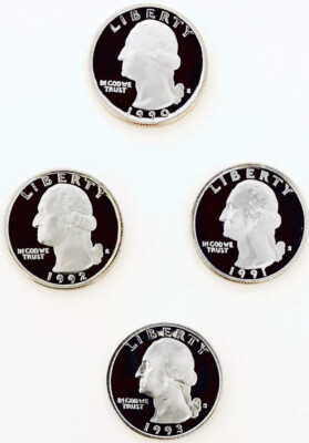  90-93 PROOF WASHINGTON DCAMS! SUPERB GEMS! MEGA CONTRAST! BEST EVER$ 