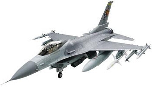 Tamiya F16CJ Block 50 Fighting Falcon Jet - Plastic Model Airplane Kit