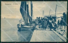 Forlì Cesenatico Pier Boat PIEGHINA postcard QT3338