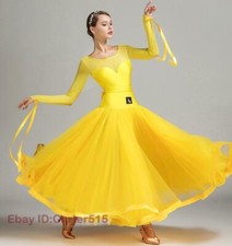 Women's Dance Ballroom Dress Adult Waltz Tango Latin Standard Modern Competition