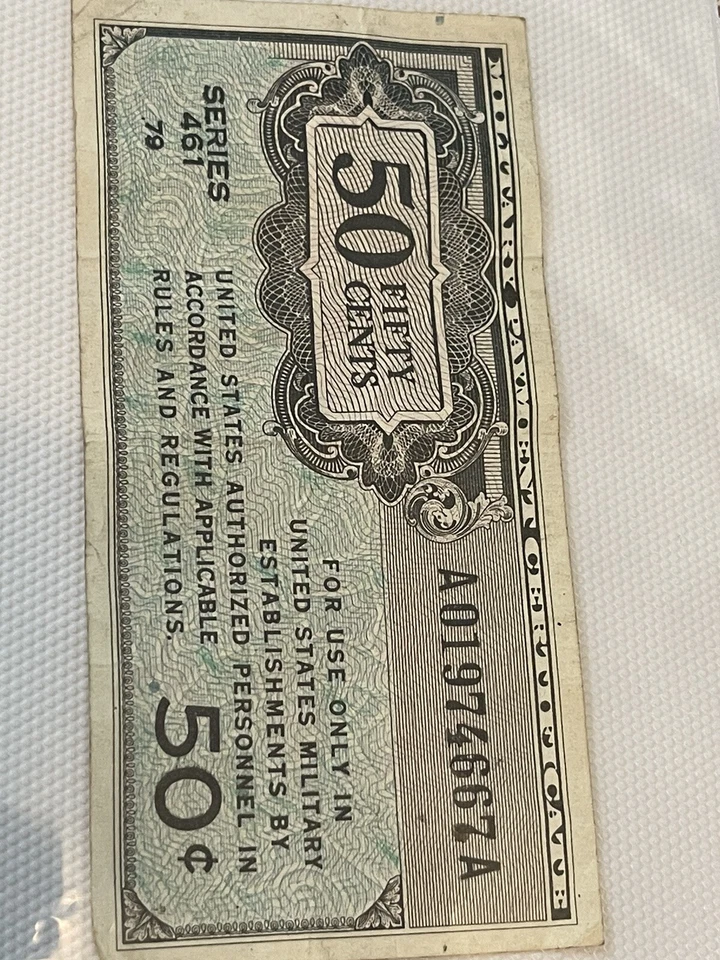 Military Payment Certificate 50 Cents Series 461 - Image 2 of 4