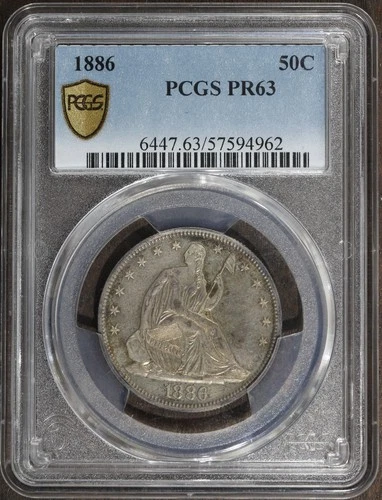 1886-P Seated Liberty Half Dollar — photo from the most recent tracked eBay sale