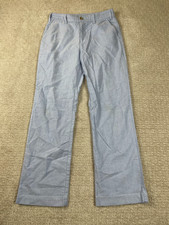 Vintage Polo Ralph Lauren Pants Boys 12 Light Blue Cotton Straight Flat Front