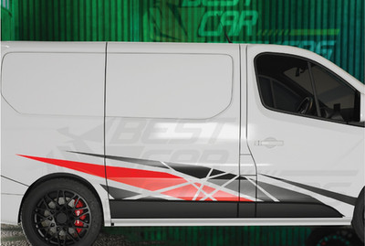 For Renault Trafic 2001 SWB Vinyl Decal Kit Matte or Gloss Van Stickers