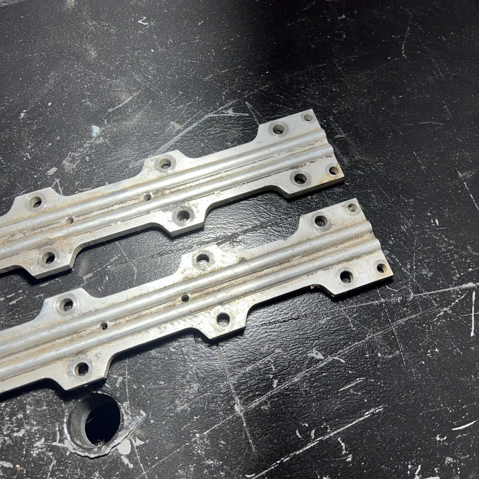 93-01 Honda Prelude H22A4 árbol de levas tapa riel cubiertas OEM motor VTEC H22 Foto 4 de 4