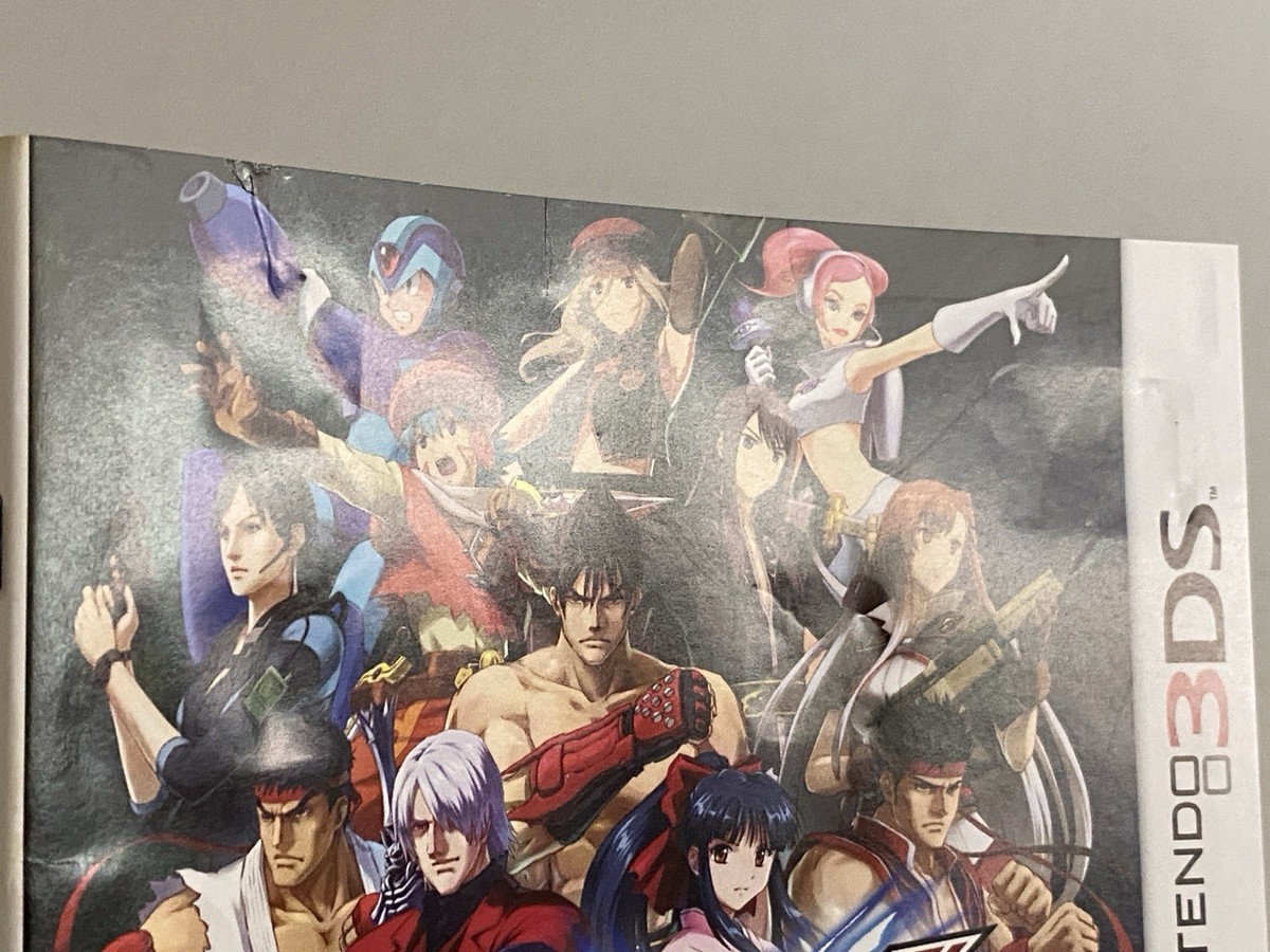 Project X Zone 1 Nintendo 3DS Game Case Damaged RPG Tactics Namco