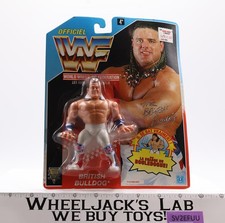British Bulldog WWF Wrestling FRENCH 1991 Hasbro Vintage Figure NEW SEALED