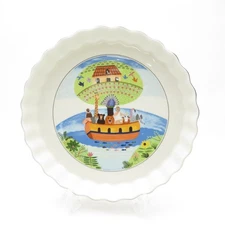 Villeroy & Boch Naif Noah's Ark Porcelain Plate Dish 24.5x4cm 9" Multicolour