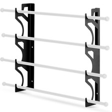 4 Roll Adjustable Storage Rack Vinyl Roll Holder Metal Vinyl Holder Wall Moun...