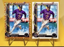 2025 Topps Holiday Brenton Doyle #H101 Gold Holiday Lights + Base