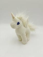 Neopets White Unicorn Plush Pegasus Uni Keyquest Stuffed Toy Jakks 2004 - 8"