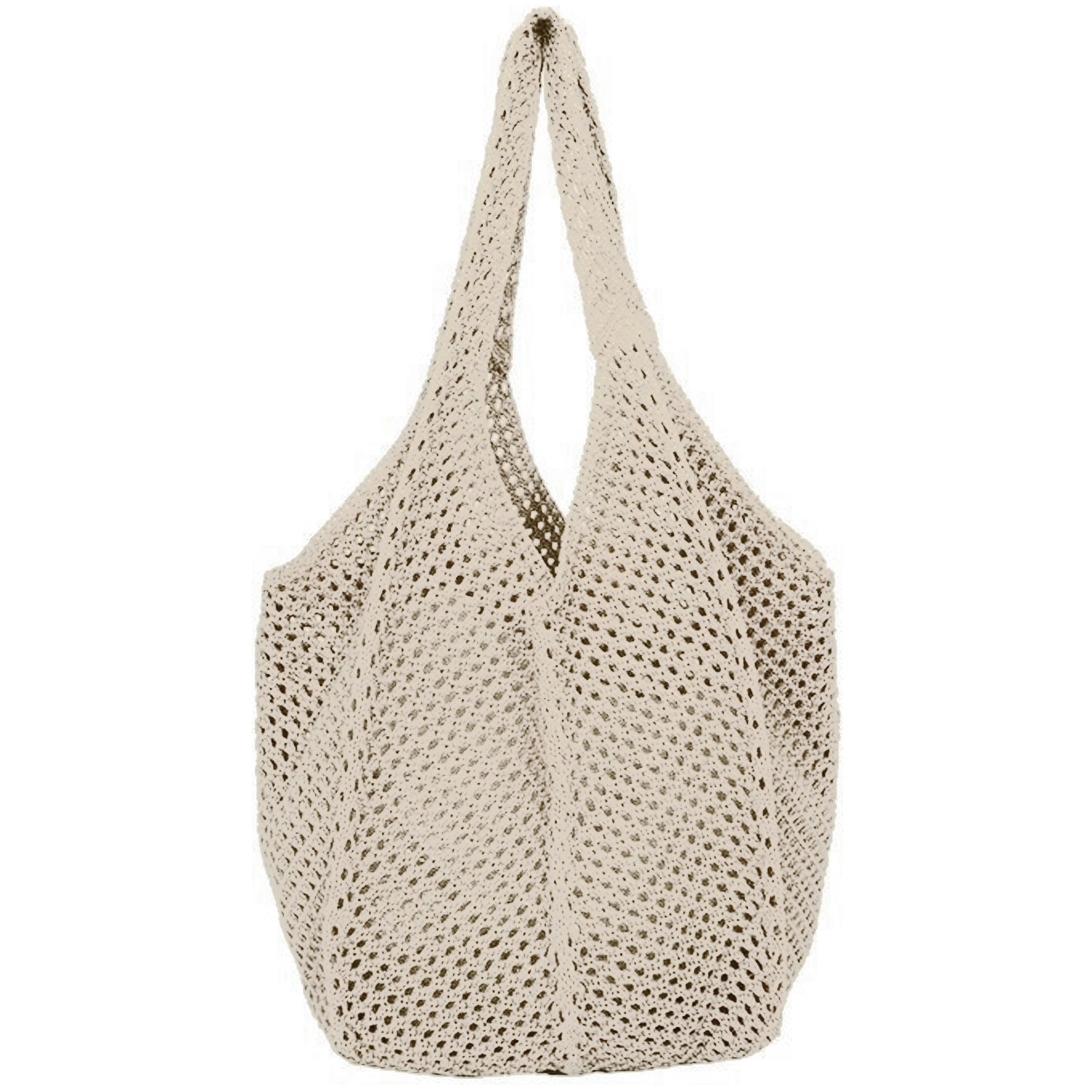 Stylish Women’s Crochet Tote Mesh Bag – Lightweight, Trendy, Casual Use