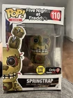 Funko Pop! Vinyl: Five Nights at Freddy's Springtrap (Flocked) GameStop #110