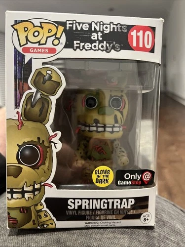 Funko Pop! Vinyl: Five Nights at Freddy's Springtrap (Flocked) GameStop #110