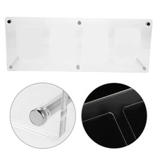 Acrylic Photo Frame Desktop Holder Transparent Display Rack Standing Clear
