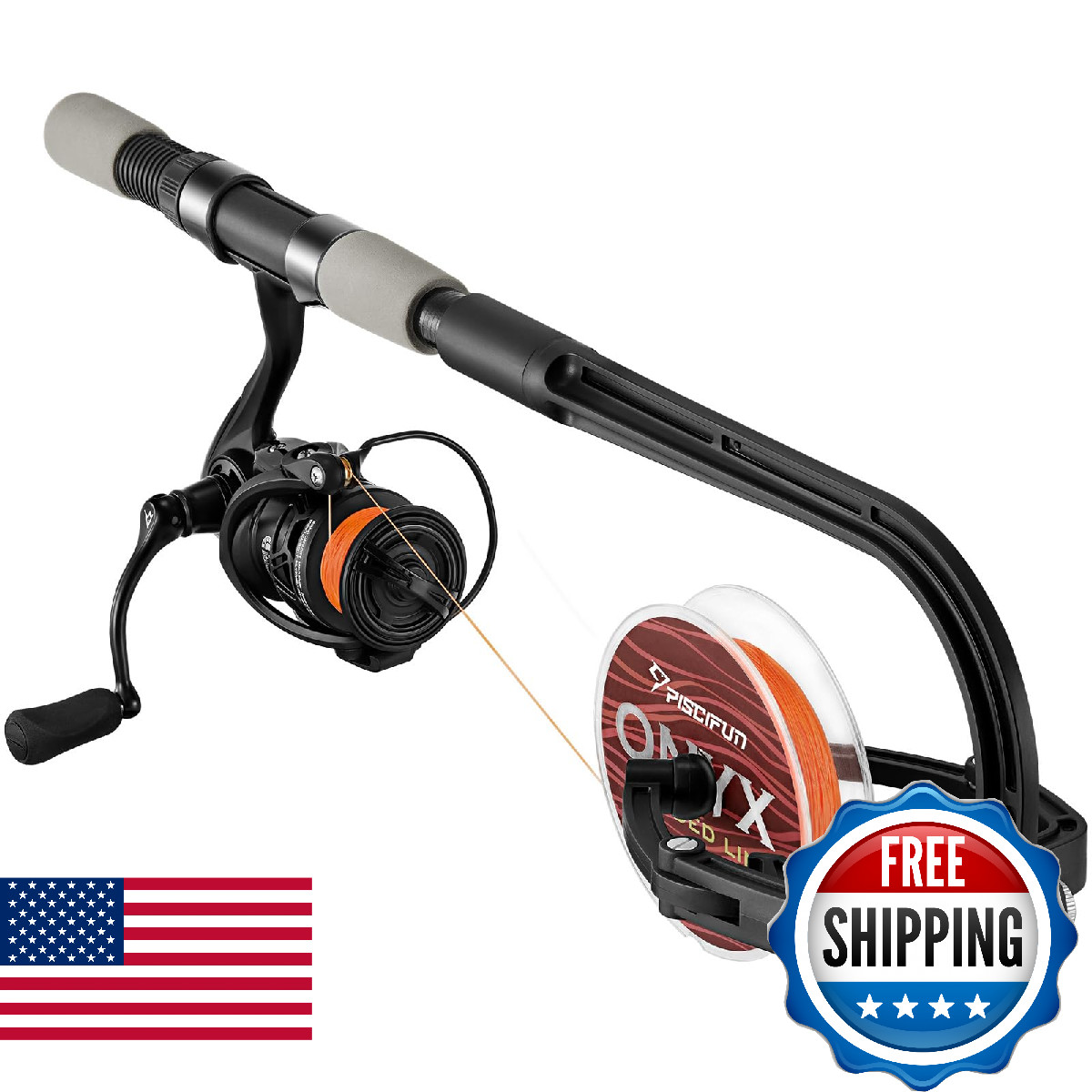 Piscifun Fishing Line Winder Spooler Machine for Spinning Re