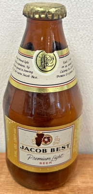 Jacob Best Premium Light Beer Glass Bottle Milwaukee Wisconsin WI EMPTY