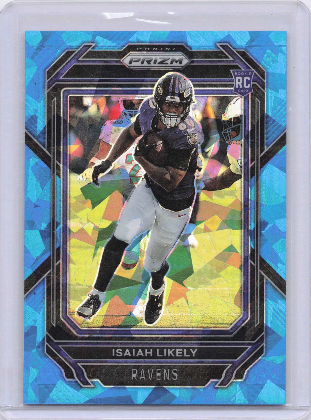 2022 Panini Prizm Isaiah Likely Blue Ice RC /99 #363 Ravens 176