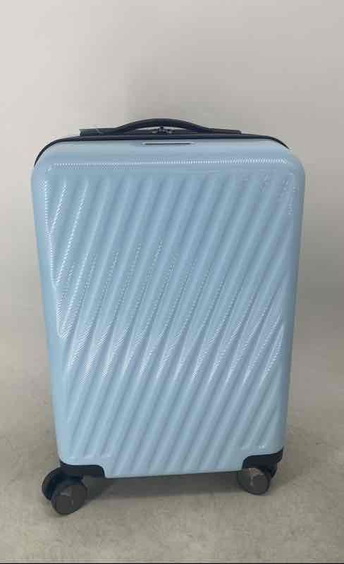 Skyline Light Blue Hard Side Spinner Suitcase Luggage With 4