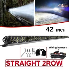 8 14 22 32 42 52 Led Light Bar Spot Flood Combo Driving Truck Suv Offroad Utv