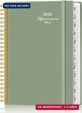 2026 Appointment Book  Planner - 2026 Daily Hourly Planner from January 2026 -