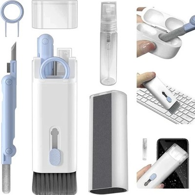 7 in 1 Keyboard Cleaner Kit Earphone Cleaning Pen Brush Keycap Tool - NEW