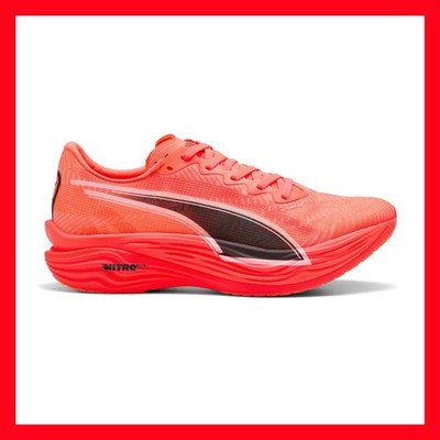 Puma Deviate Nitro Elite 3 Glowing Red Running Shoes 309809-06 Mens Size 7