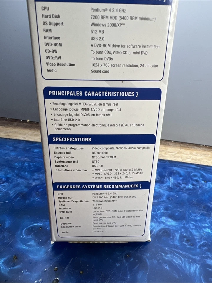 Plextor Convert X PVR VIDEO CAPTURE PX-TV100U New Sealed Box - Image 4 of 4