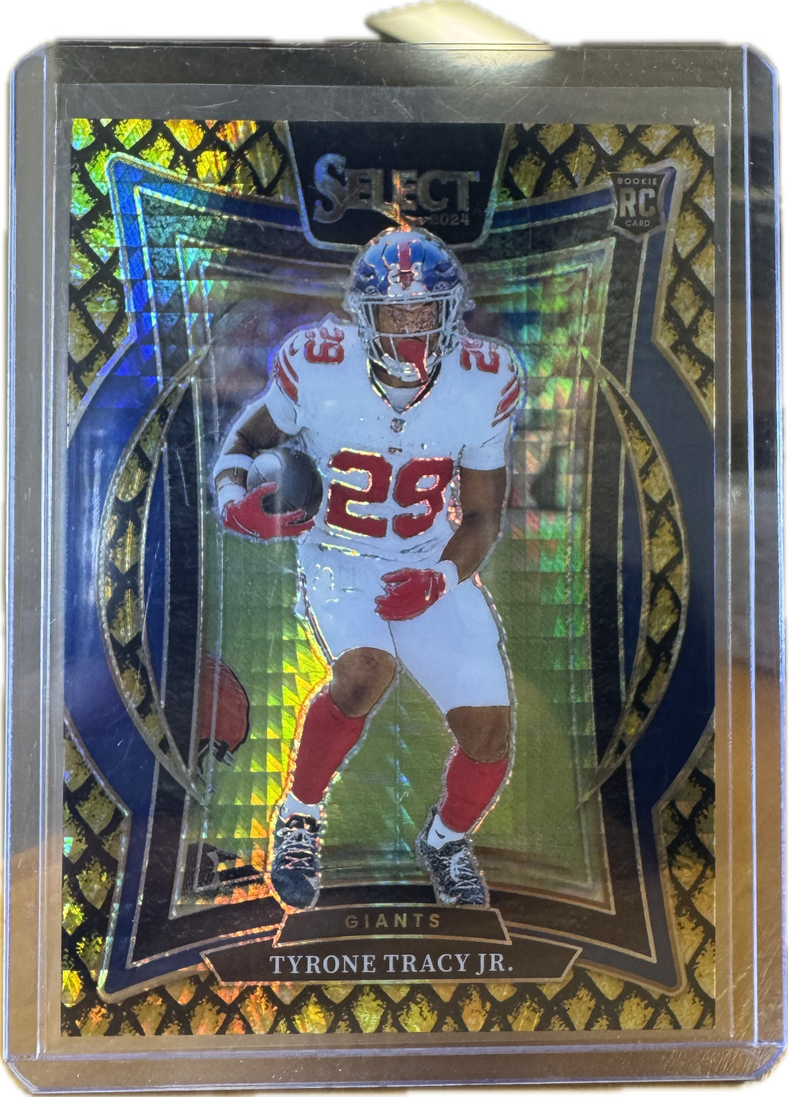 2024 Select Tyrone Tracy Jr. Concourse Level RC Gold Dragon Scale /10 Giants
